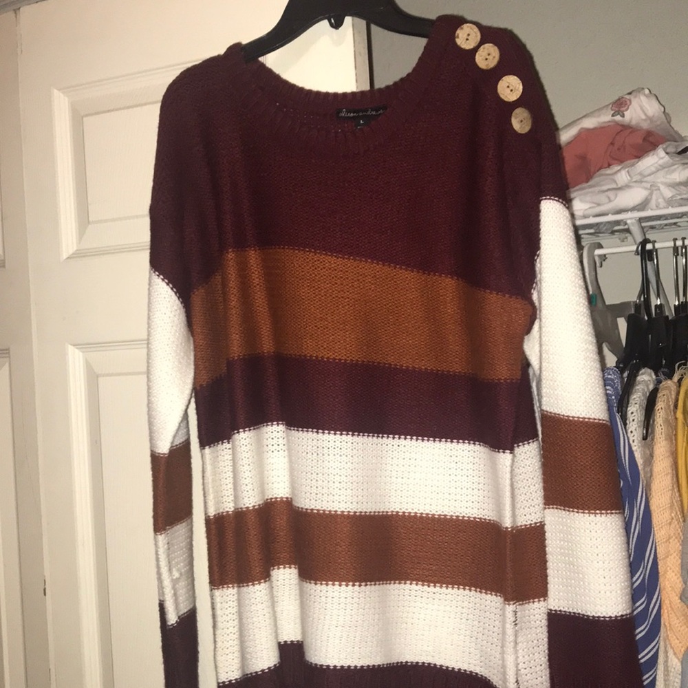 Sweater knitted